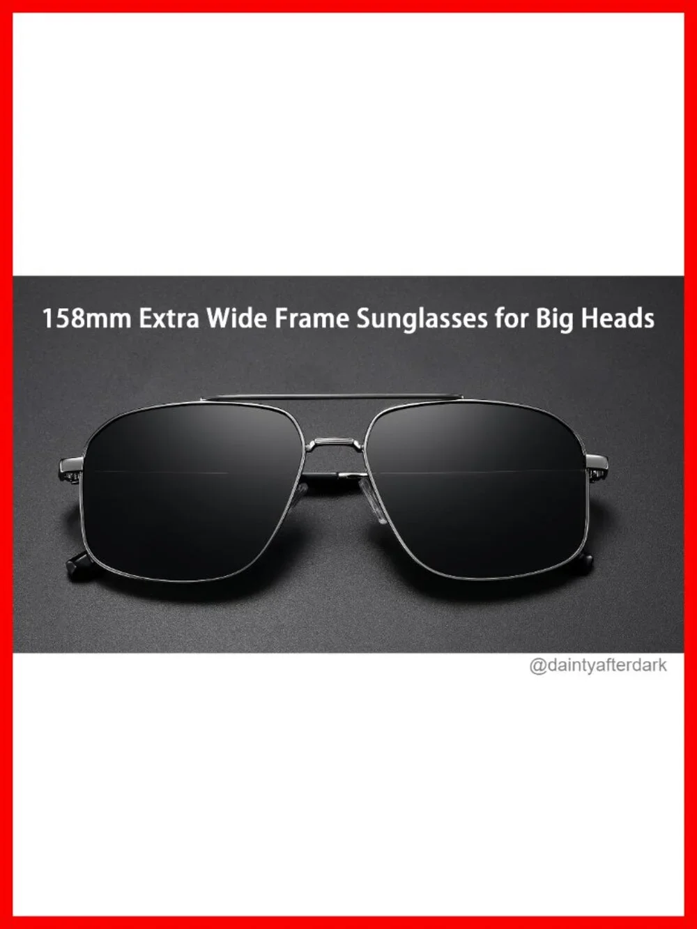 Extra Large Wide Frame Polarized Aviator Sunglasses for Big Heads